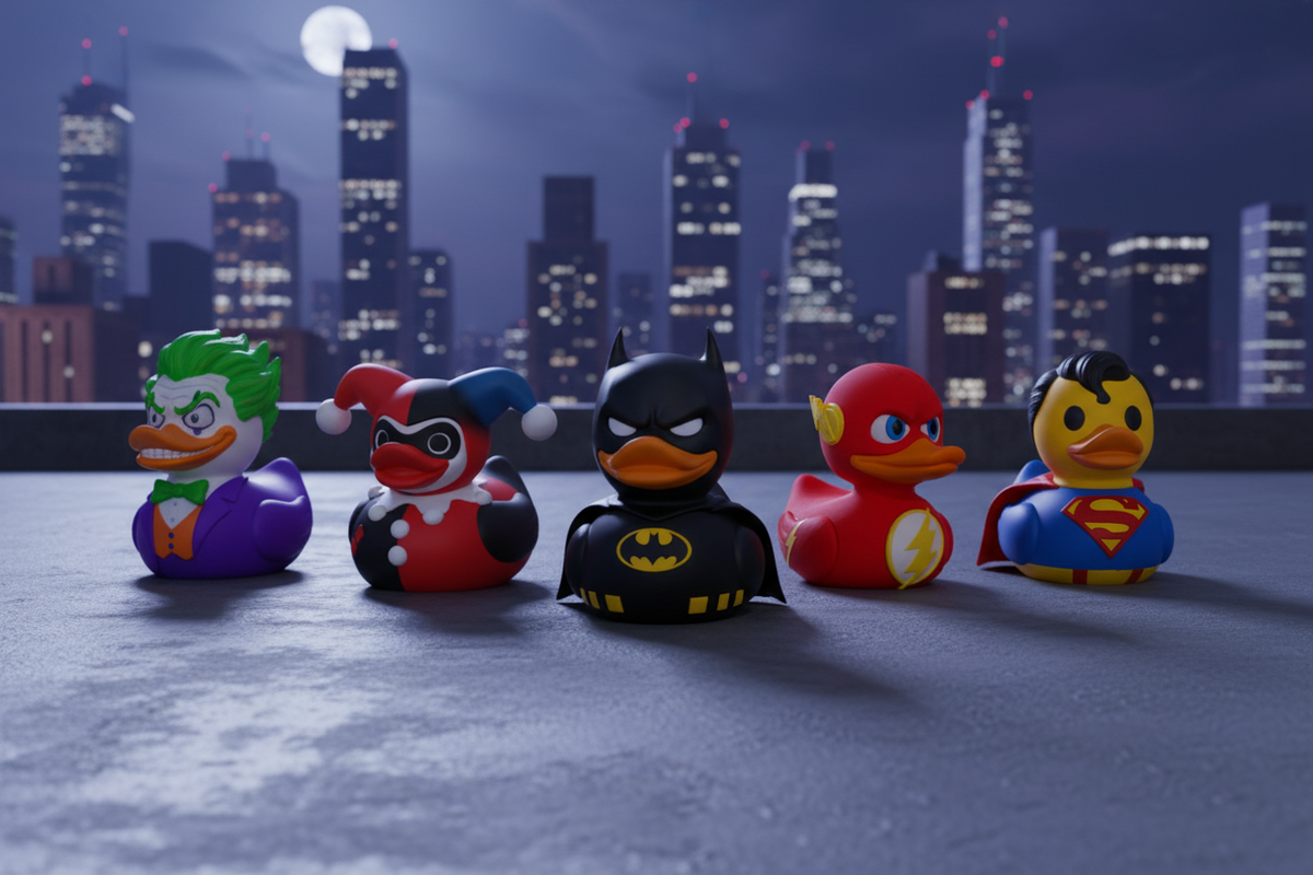 DC-inspired collectible duck collection
