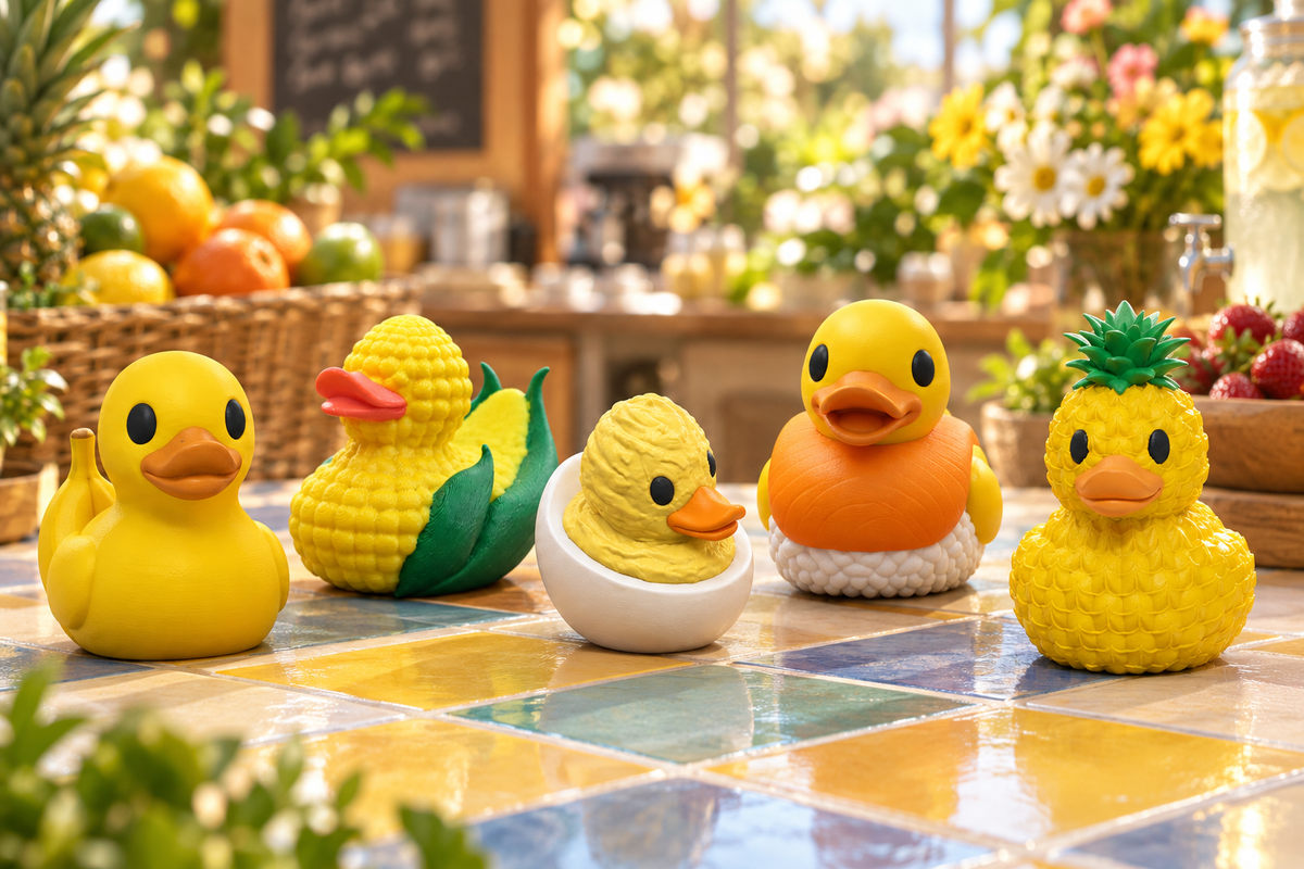 Food and Novelty collectible duck collection