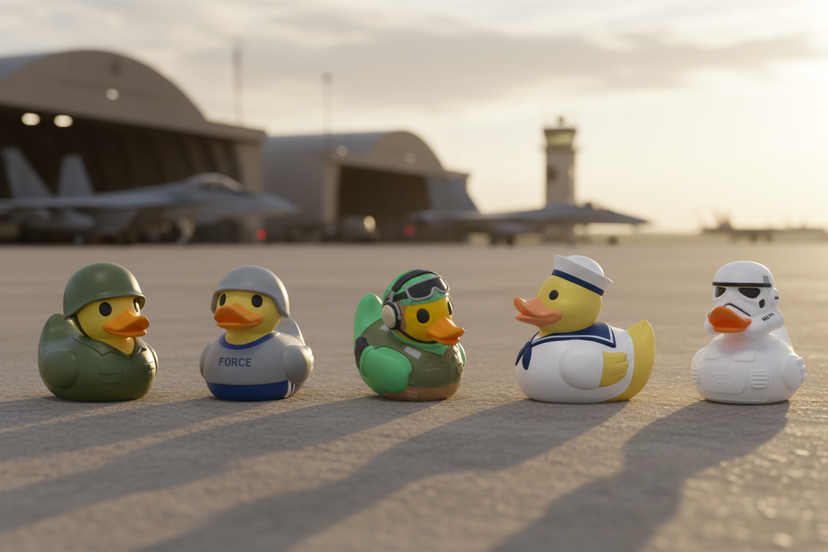Military collectible duck collection
