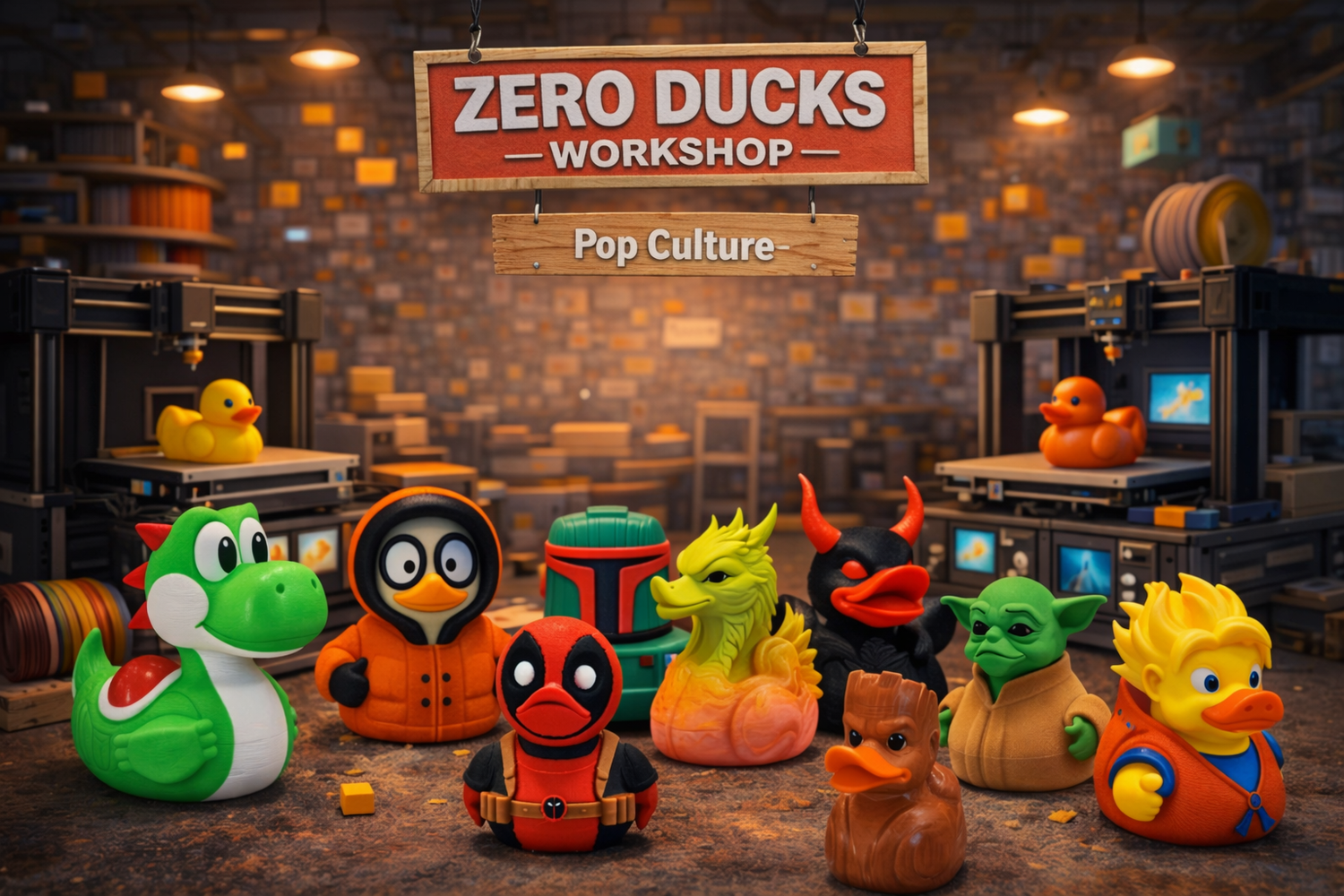 Pop Culture Ducks