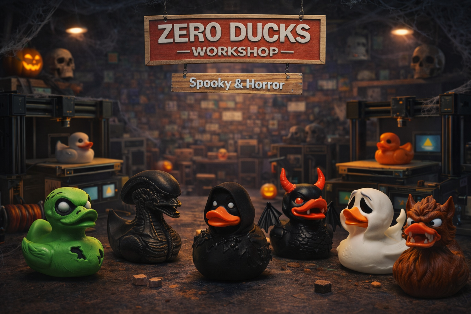 Spooky & Horror Ducks