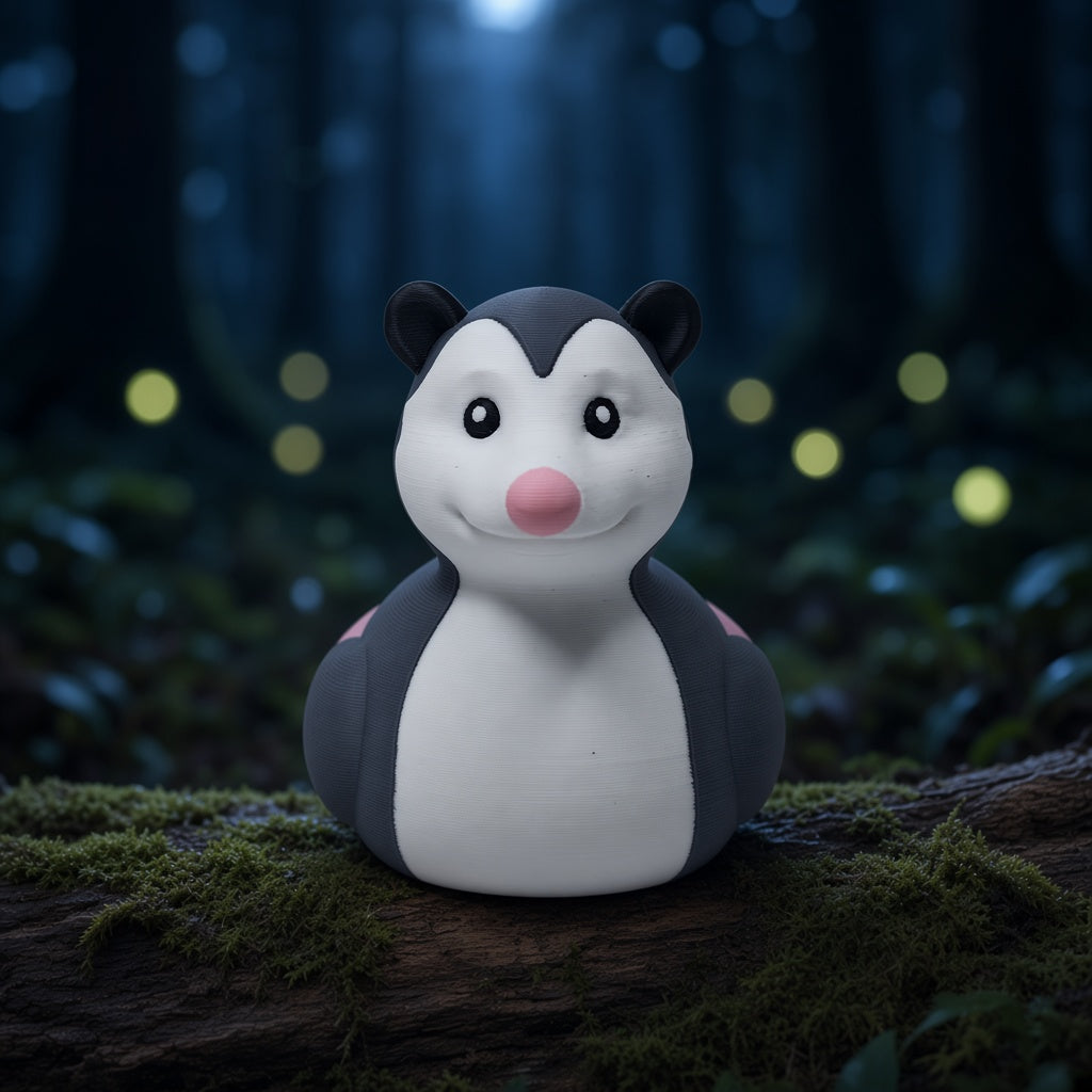 Opossum Duck front view (themed)