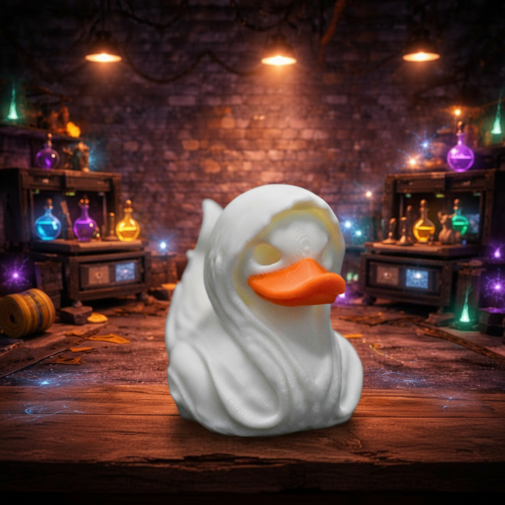 Angel Duck - Image 3 with mystical background