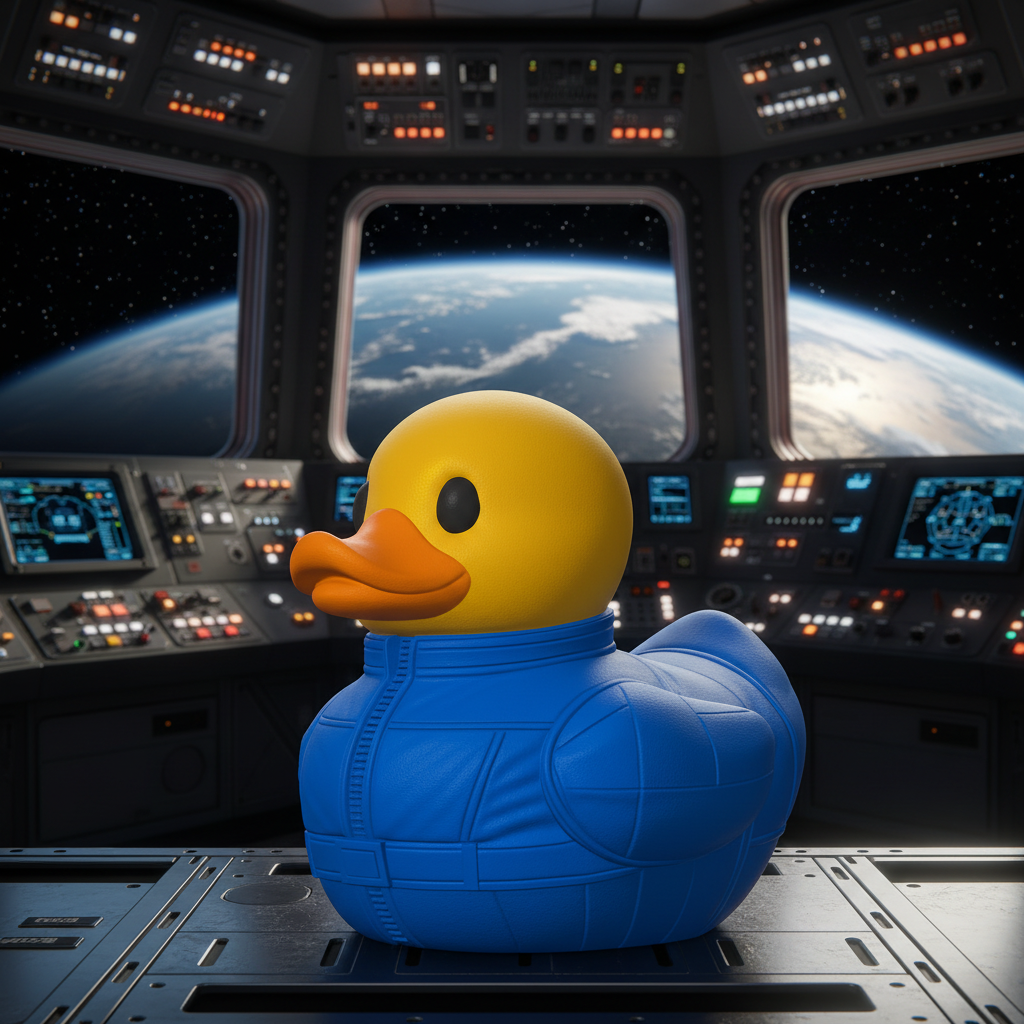 Blue Origin Astronaut Duck - Left Side