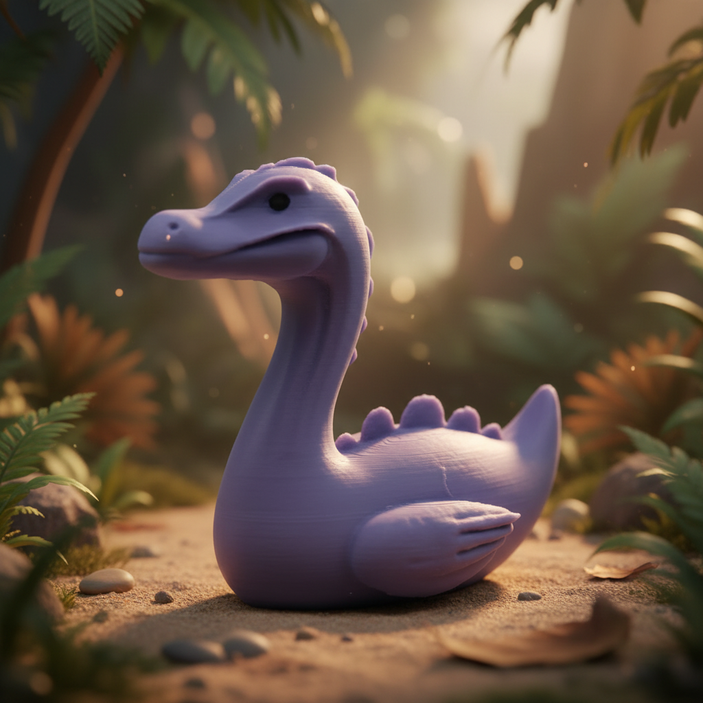 Brontosaurus Duck – Left Side
