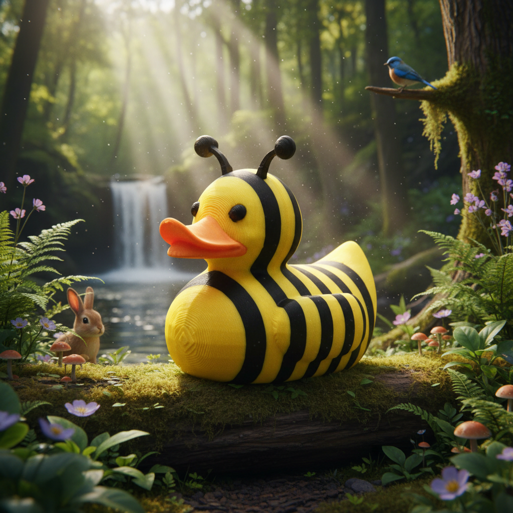 Bumblebee Duck Forest Side