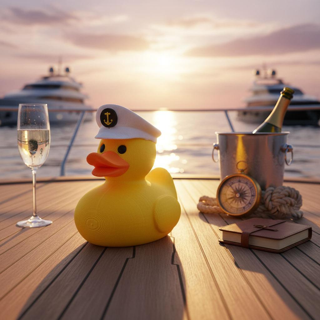 Captain's Hat Duck - Yacht Scene 3