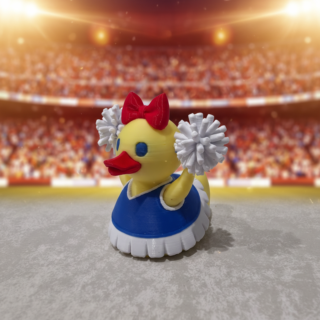 Cheerleader Duck — Camera Facing