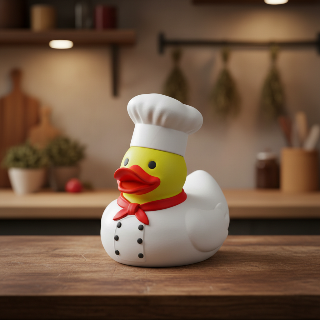 Chef Duck — Camera Facing