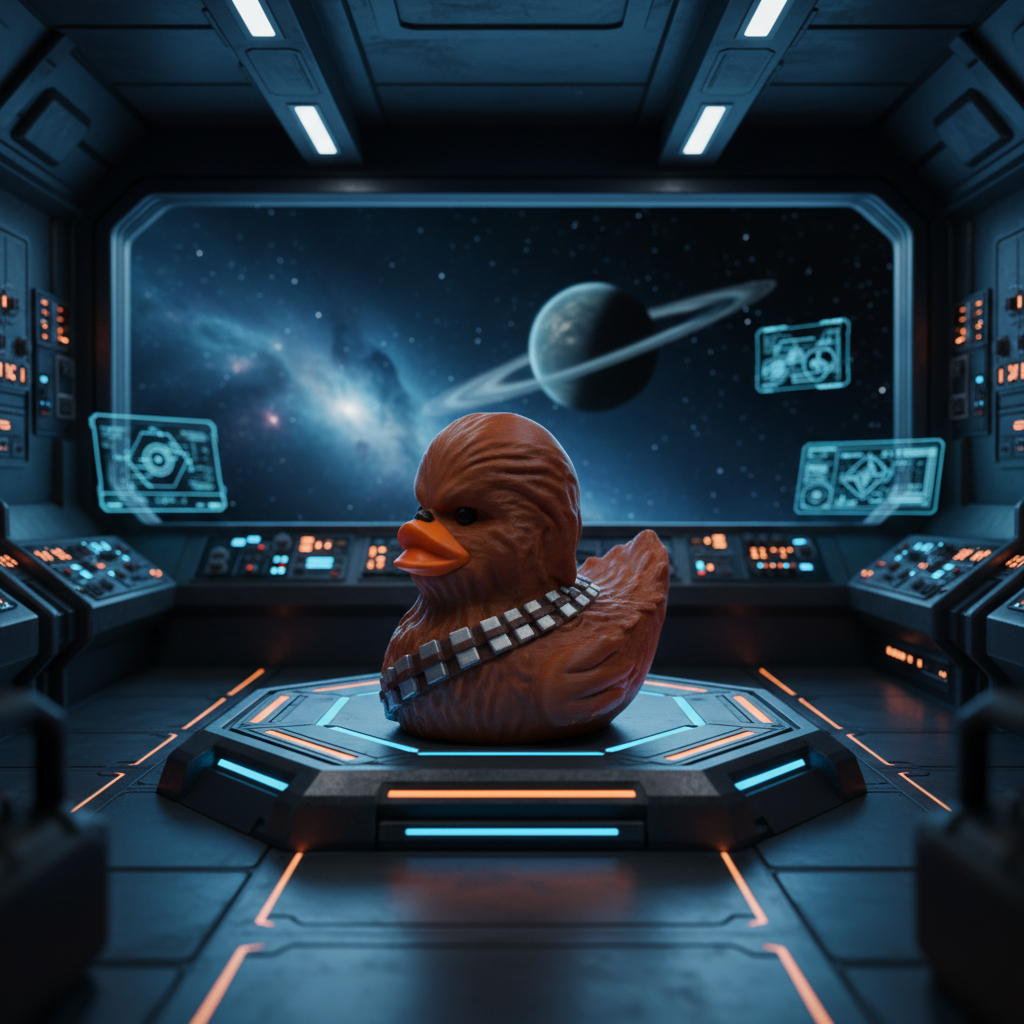 Chewbacca Duck - Spaceship 3