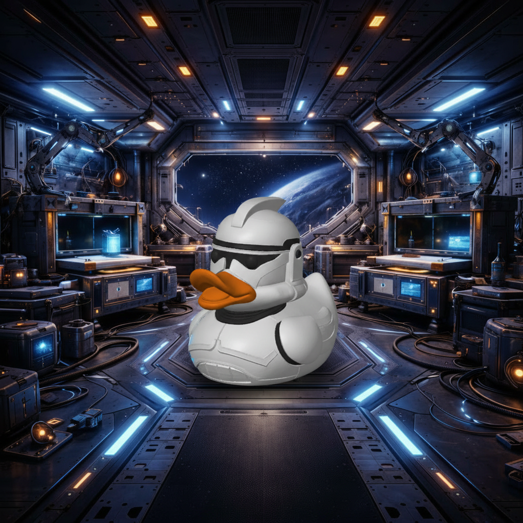 Clone Trooper Duck - Spaceship Interior