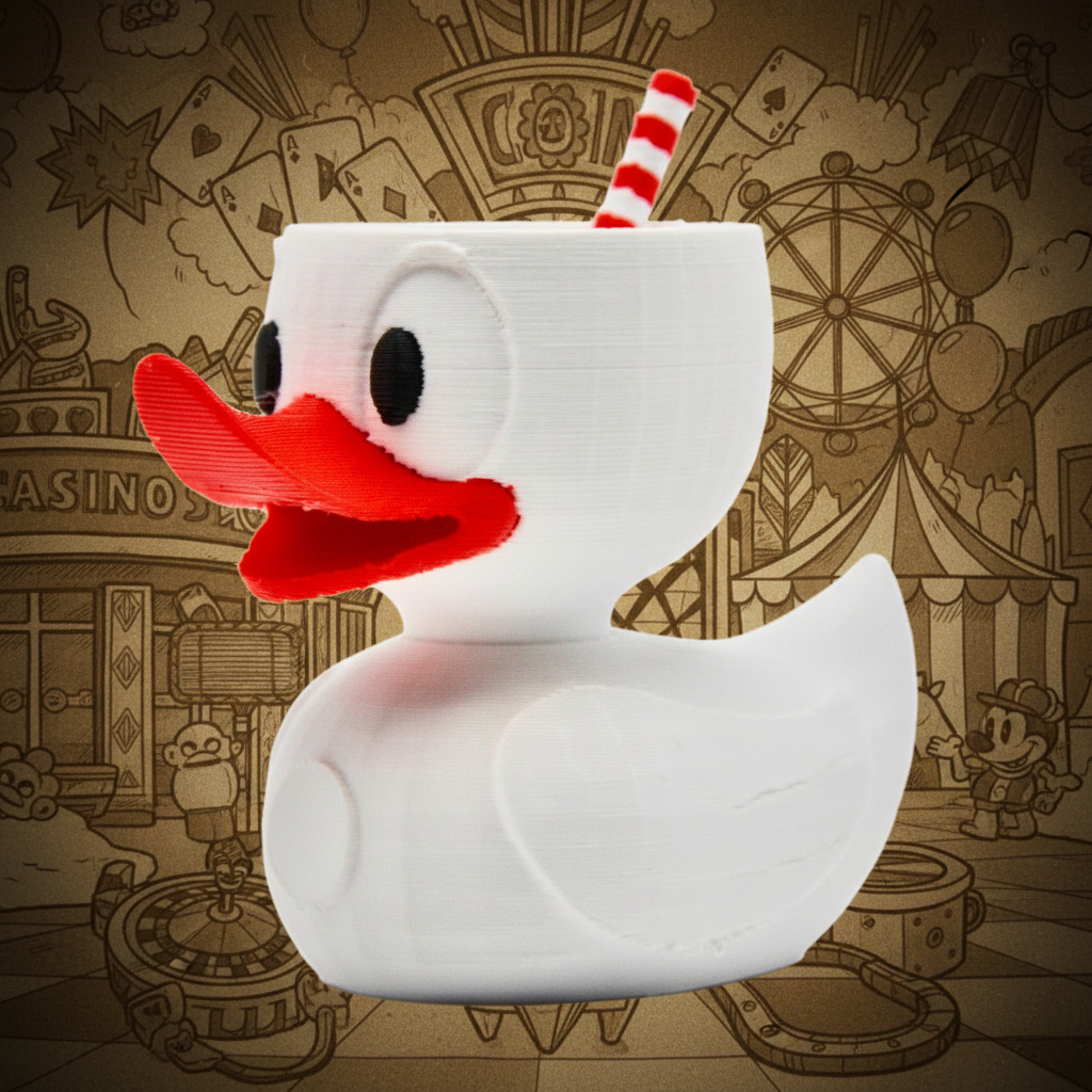 Cuphead Duck - Vintage Cartoon 1