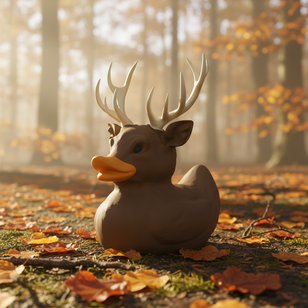 Deer Duck — Camera Facing