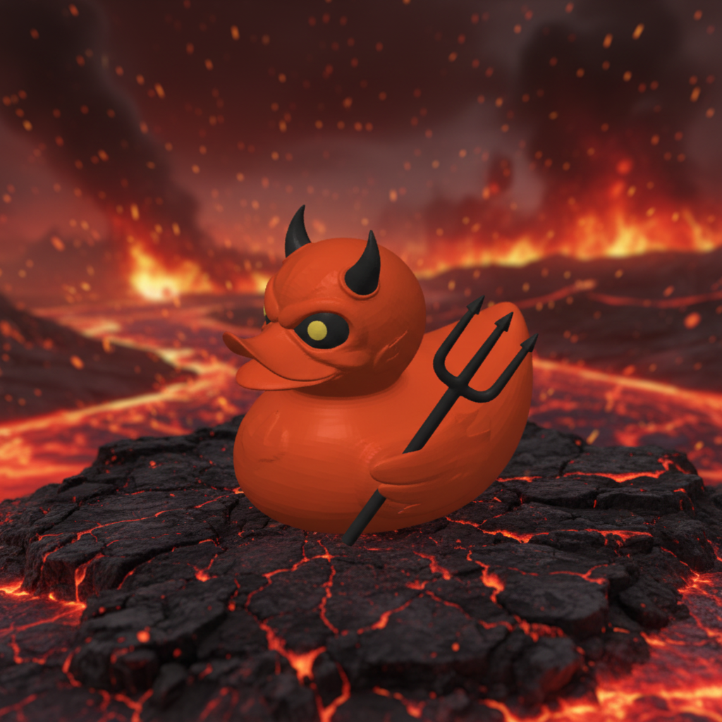 Devil Duck — Left Side