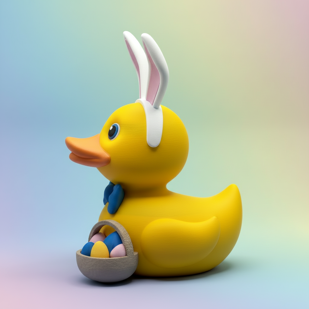 Easter Duck left side view