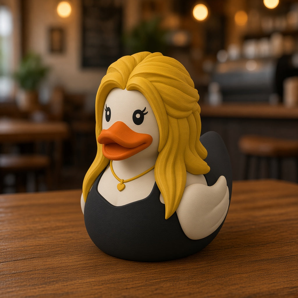 Fibby Bestie Duck - 45 degree front-left view