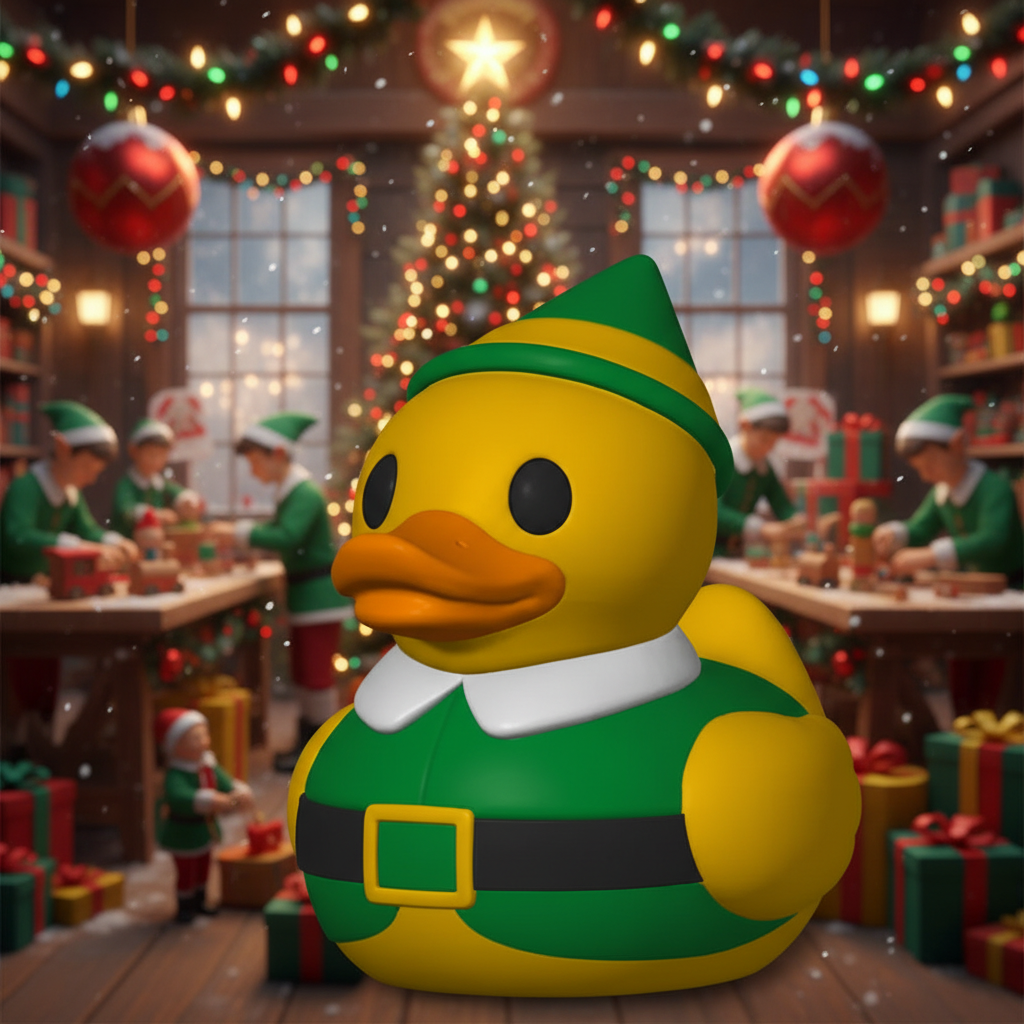 Front View - North Pole Workshop