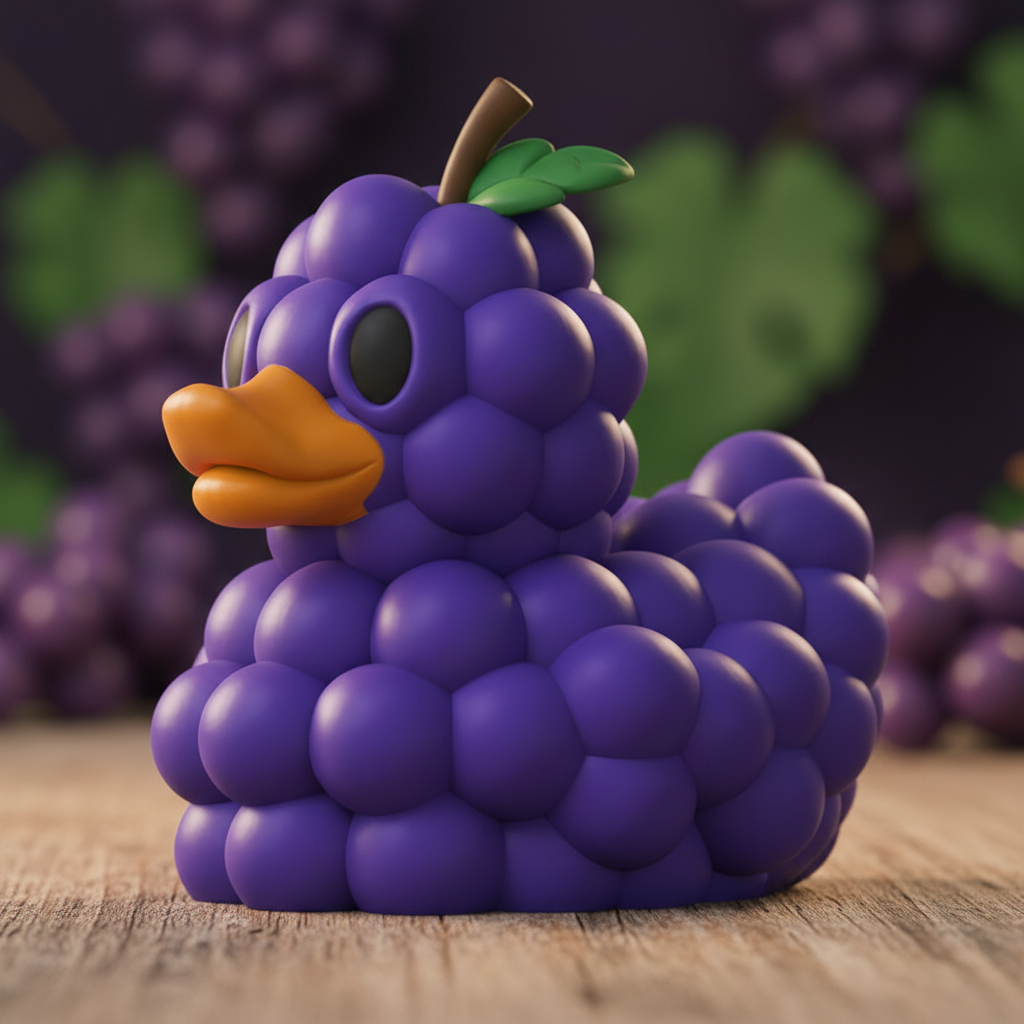 Grapes Duck - Right Side