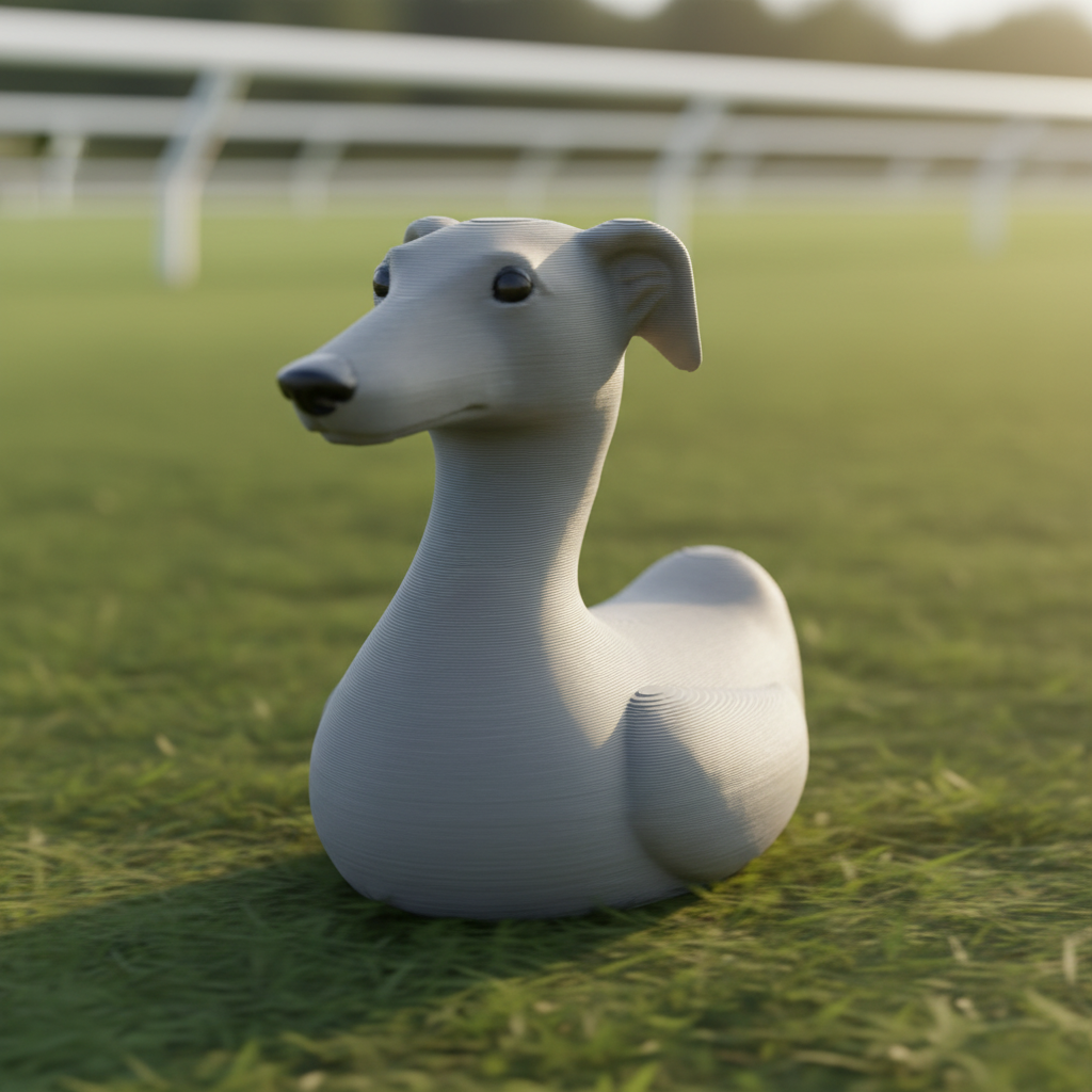 Greyhound Duck — Camera Facing