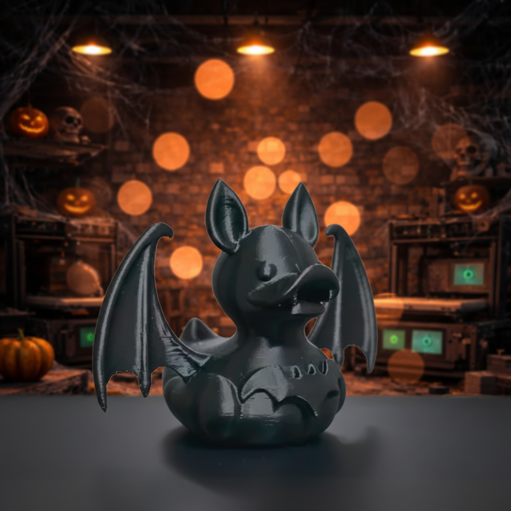 Halloween Bat Duck Background