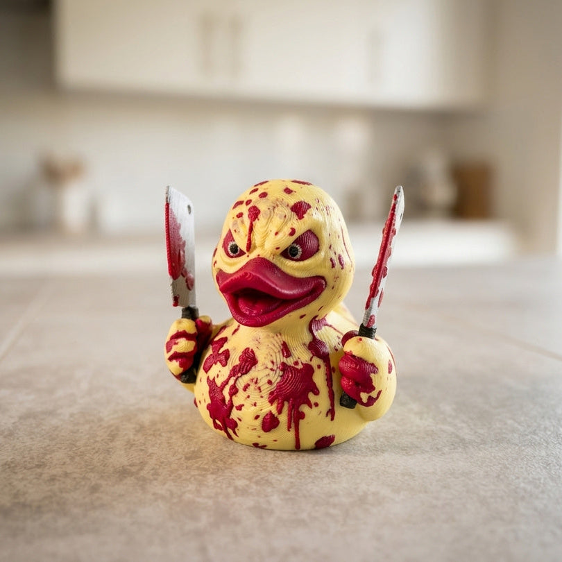 Halloween Butcher Duck 3D printed Jeep duck