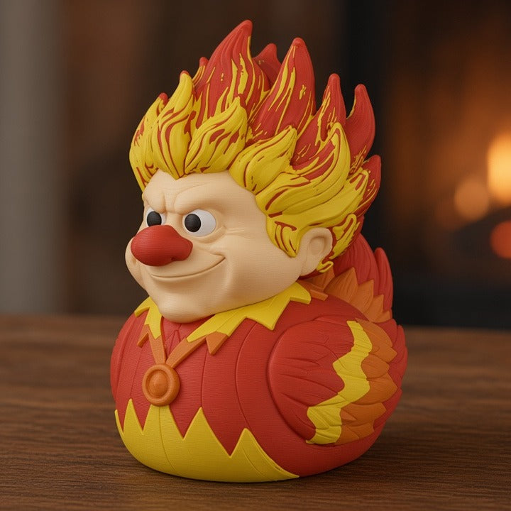 Heat Miser-Inspired Duck - 45-degree front-left view