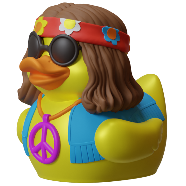Hippie Duck - New, brown hair variant