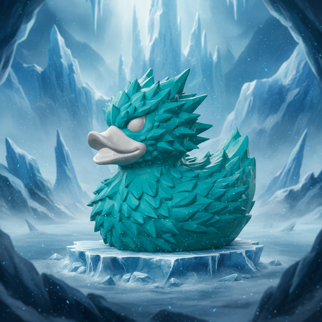 Ice Dragon Duck – Left Side