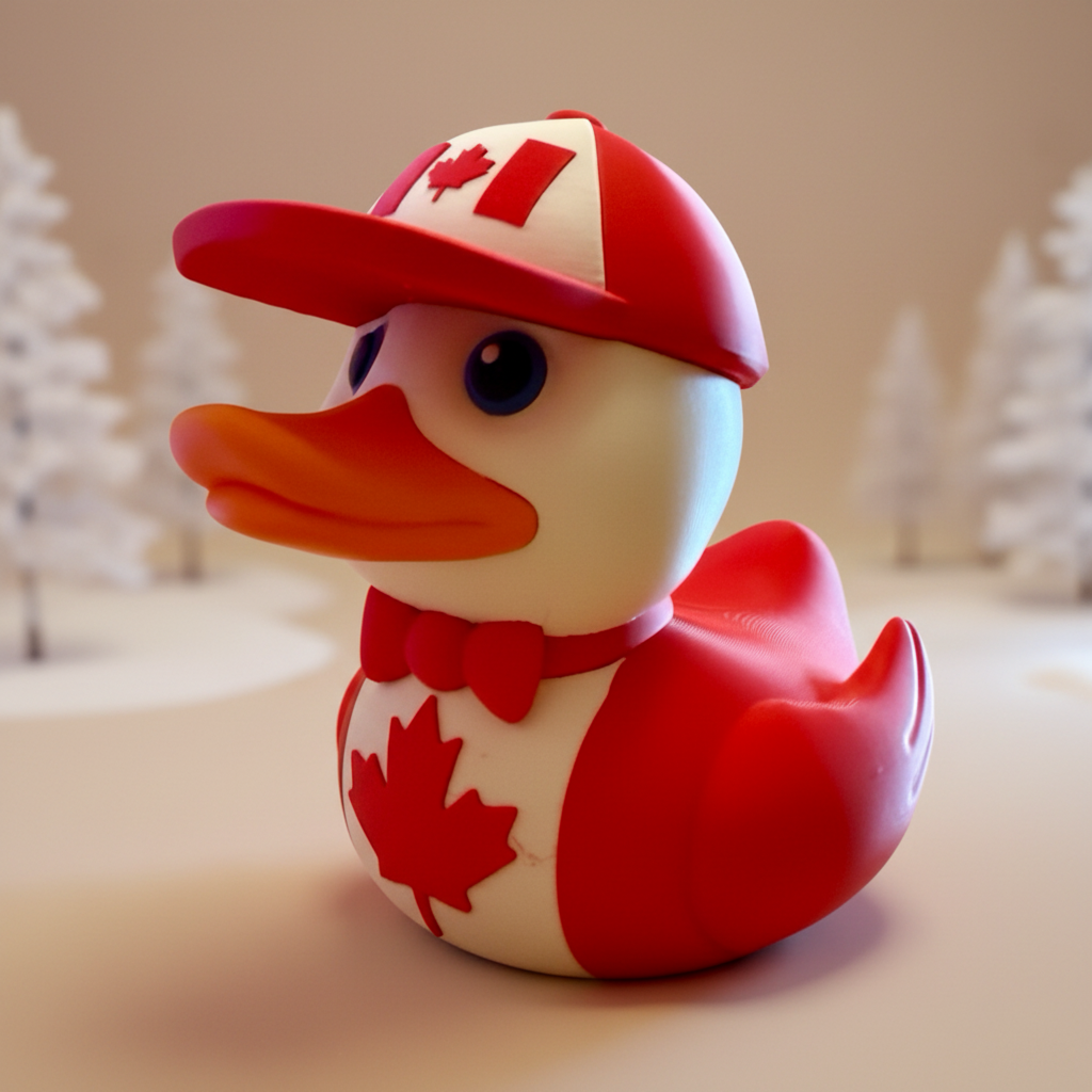 Canada Duck - Camera-Facing View | Zero Ducks Given