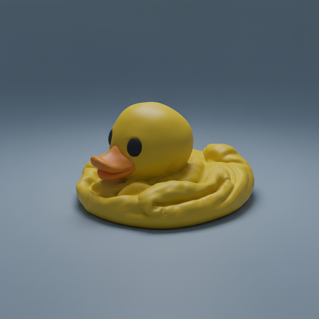 Deflated Duck - Left Side View | Zero Ducks Given