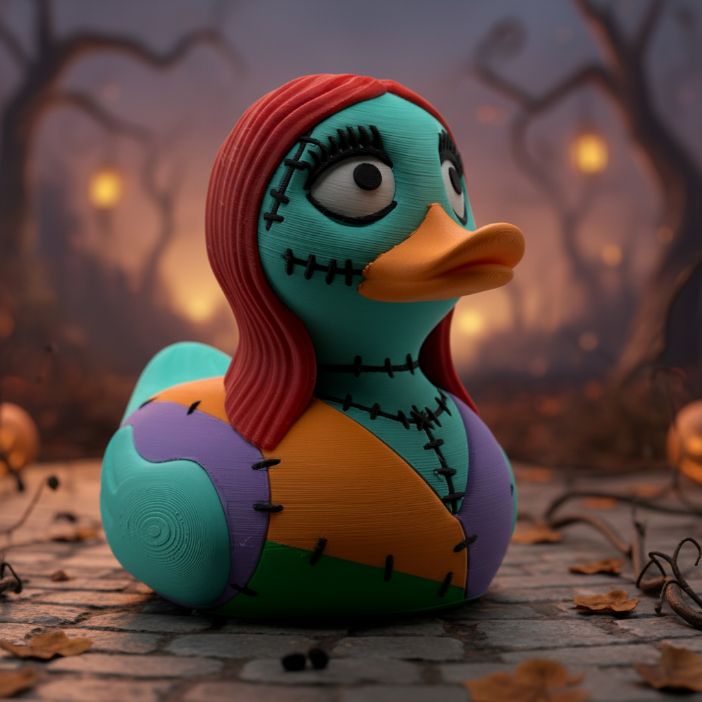 Sally Duck camera-facing three-quarter view