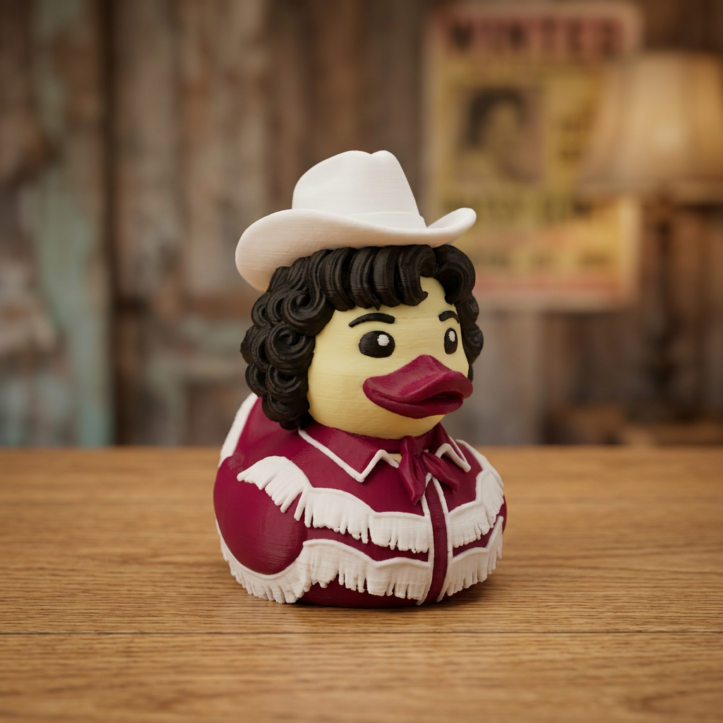 Patsy Cline-Inspired Duck, camera-facing three-quarter view