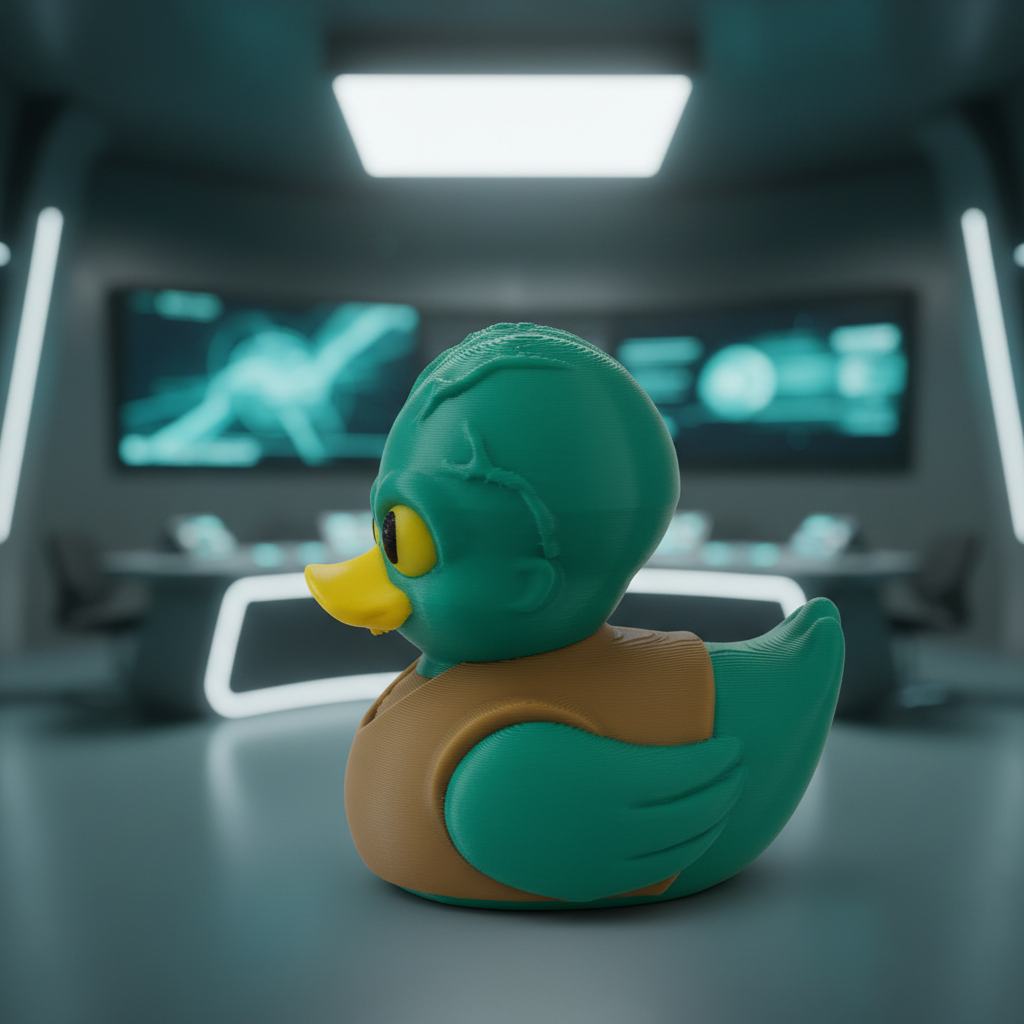 Morbo-Inspired Duck left side view