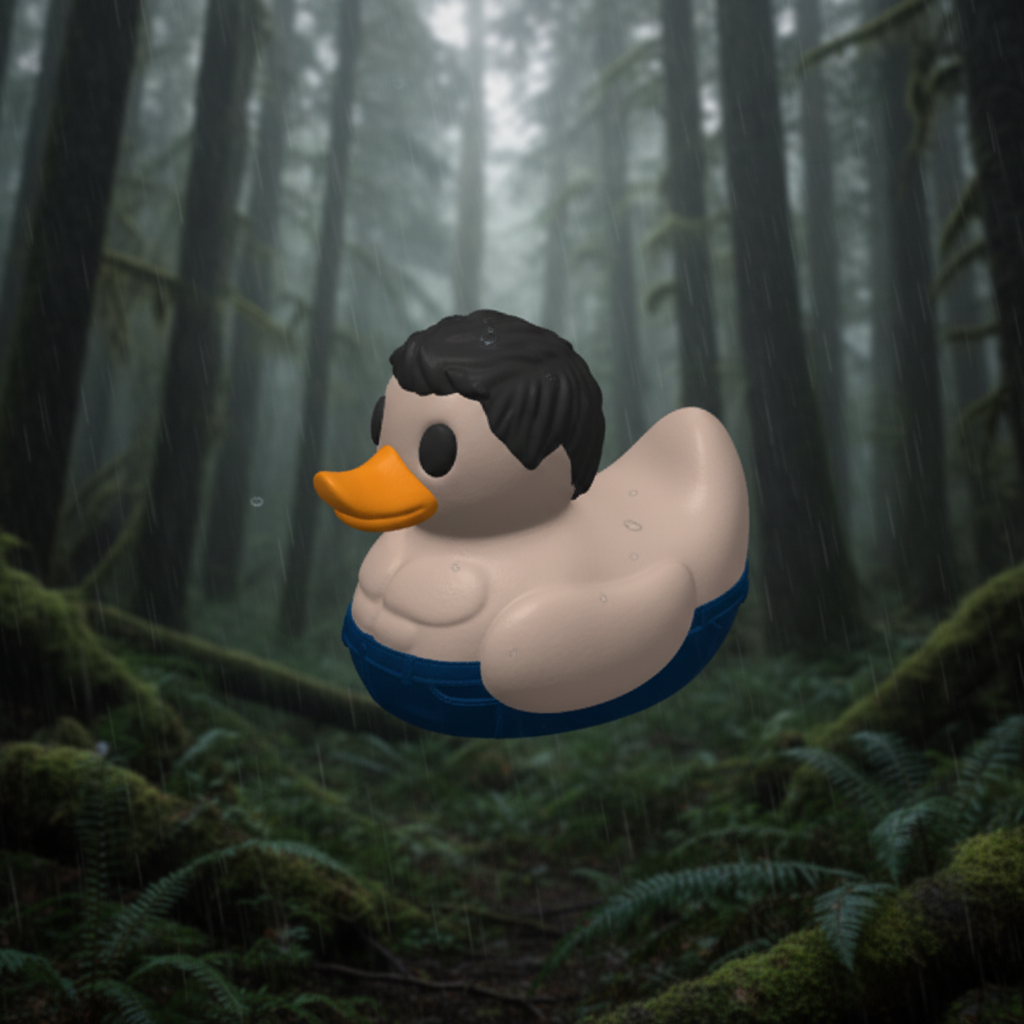 Jacob Black-Inspired Duck - Left Side View | Zero Ducks Given
