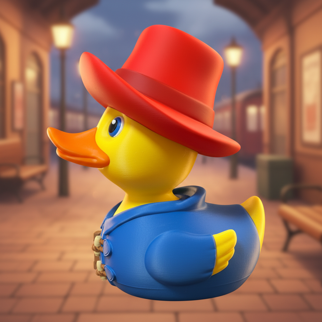 Paddington Duck left-side view
