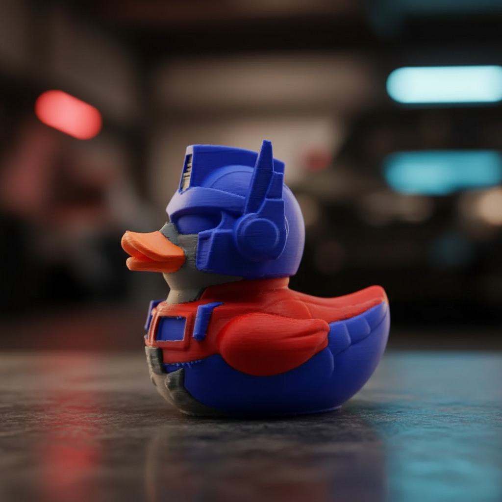 Optimus Prime Duck left side profile