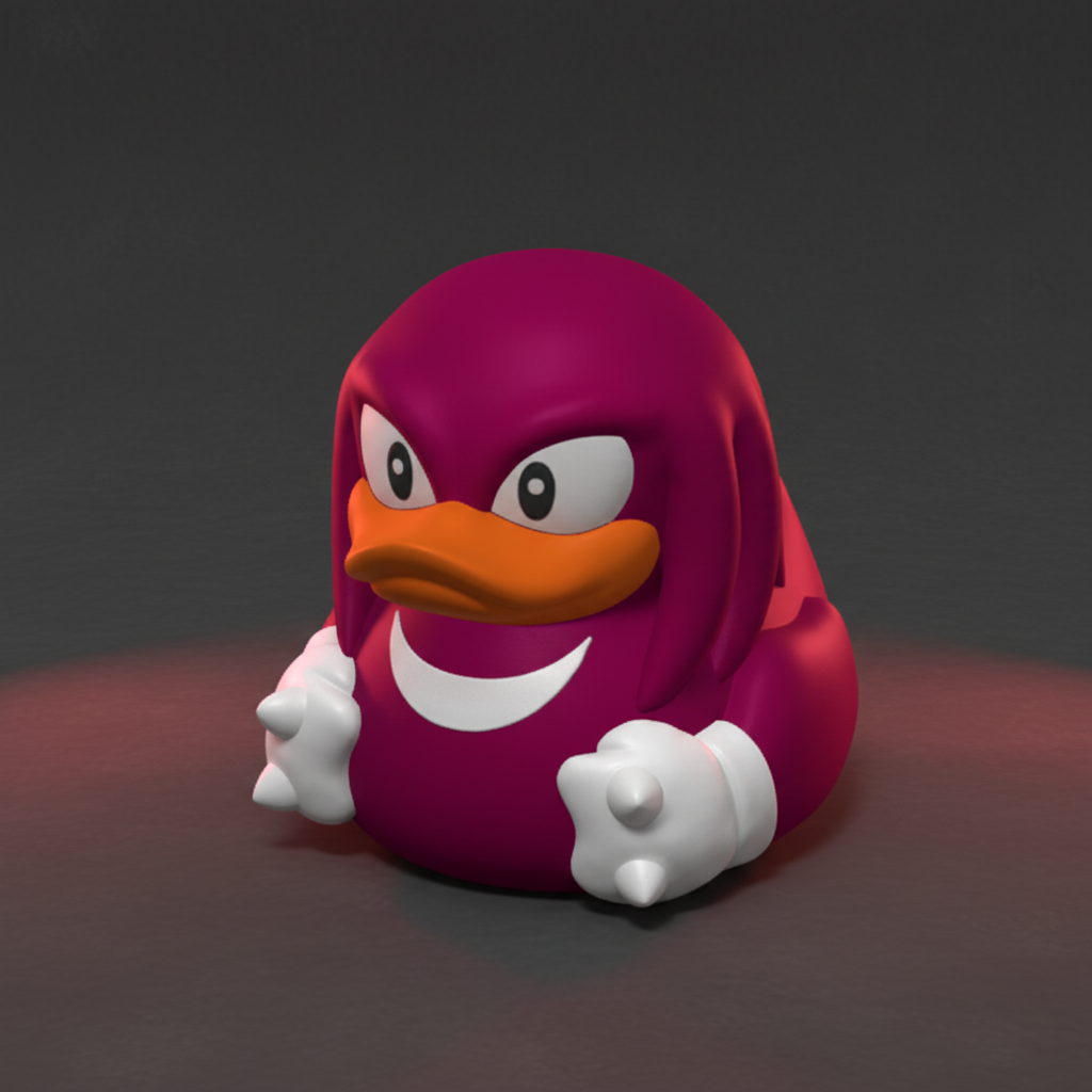 Knuckles Duck - Duckland Edition front-facing view