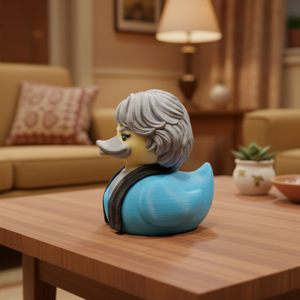 Golden Girl Dorothy Duck collectible left-side view