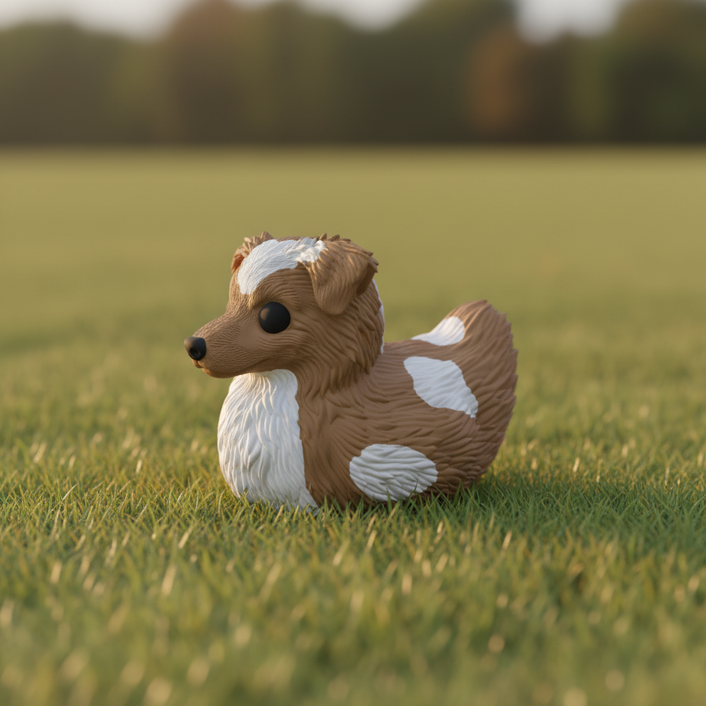 Australian Shepherd Duck - Left Side View | Zero Ducks Given