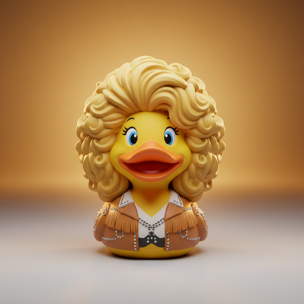 Dolly Parton-Inspired Duck - Front View | Zero Ducks Given