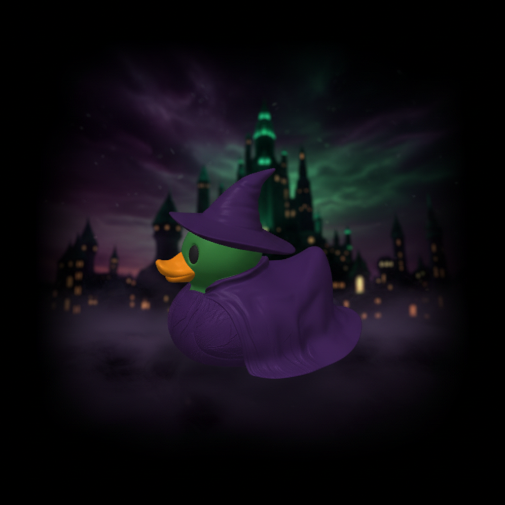 Elphaba Witch Duck - Left Side View | Zero Ducks Given