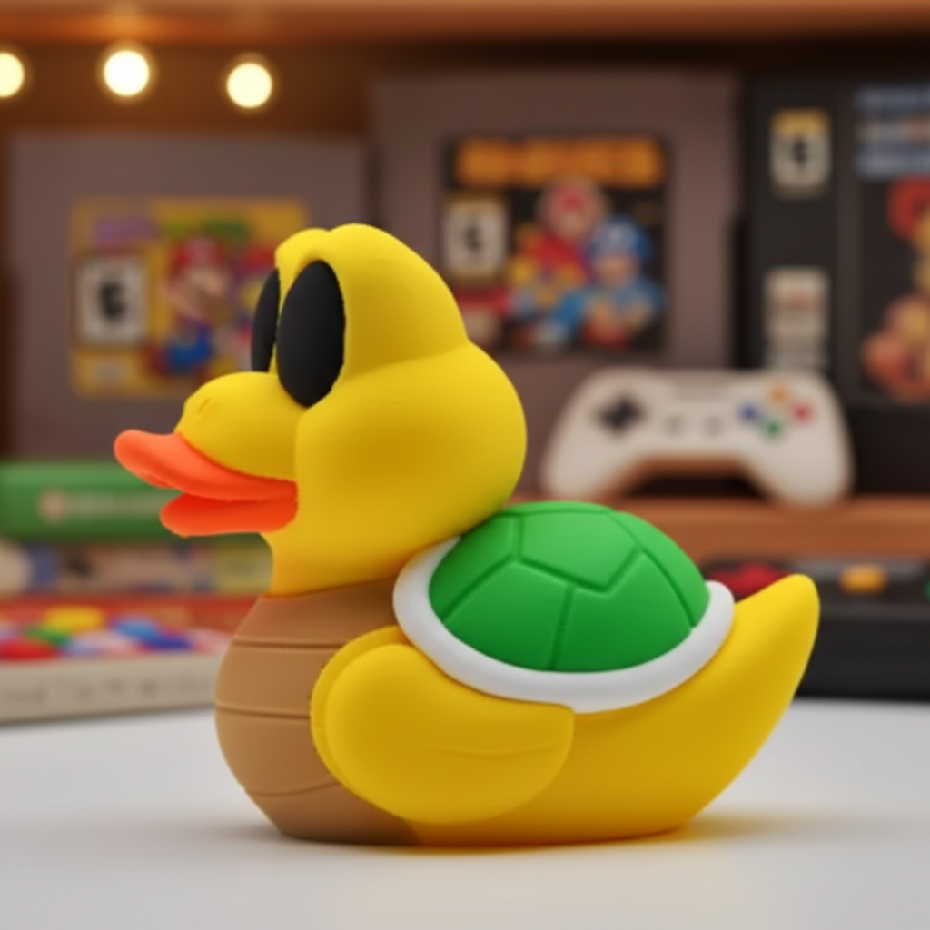 Koopa Troopa Duck left side view