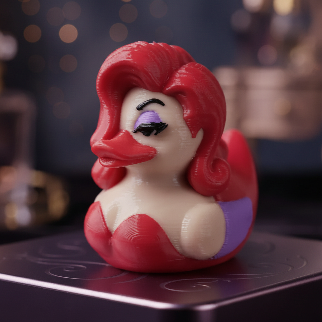 Jessica Rabbit Duck camera-facing view