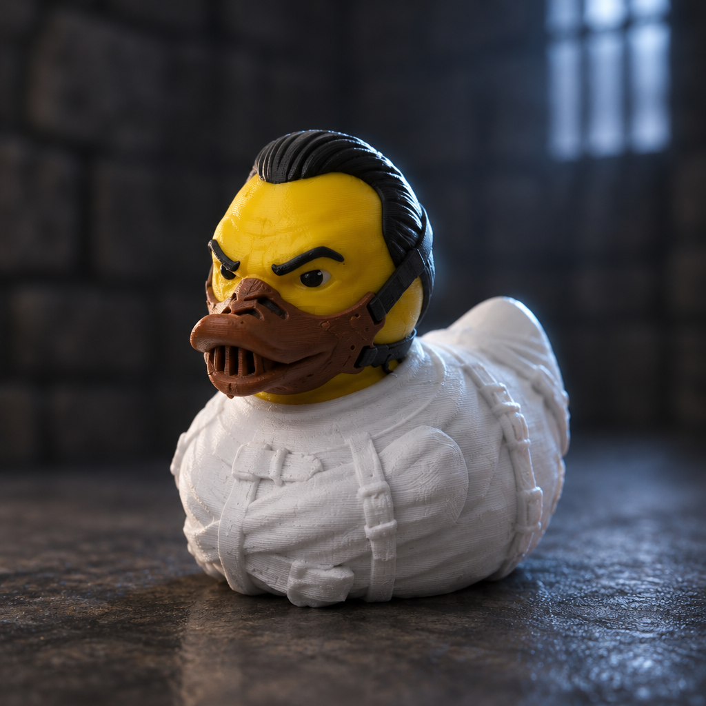 Hannibal Lecter Duck - camera-facing view