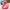 Tropical Flamingo Duck left-facing side view with tropical shoreline background