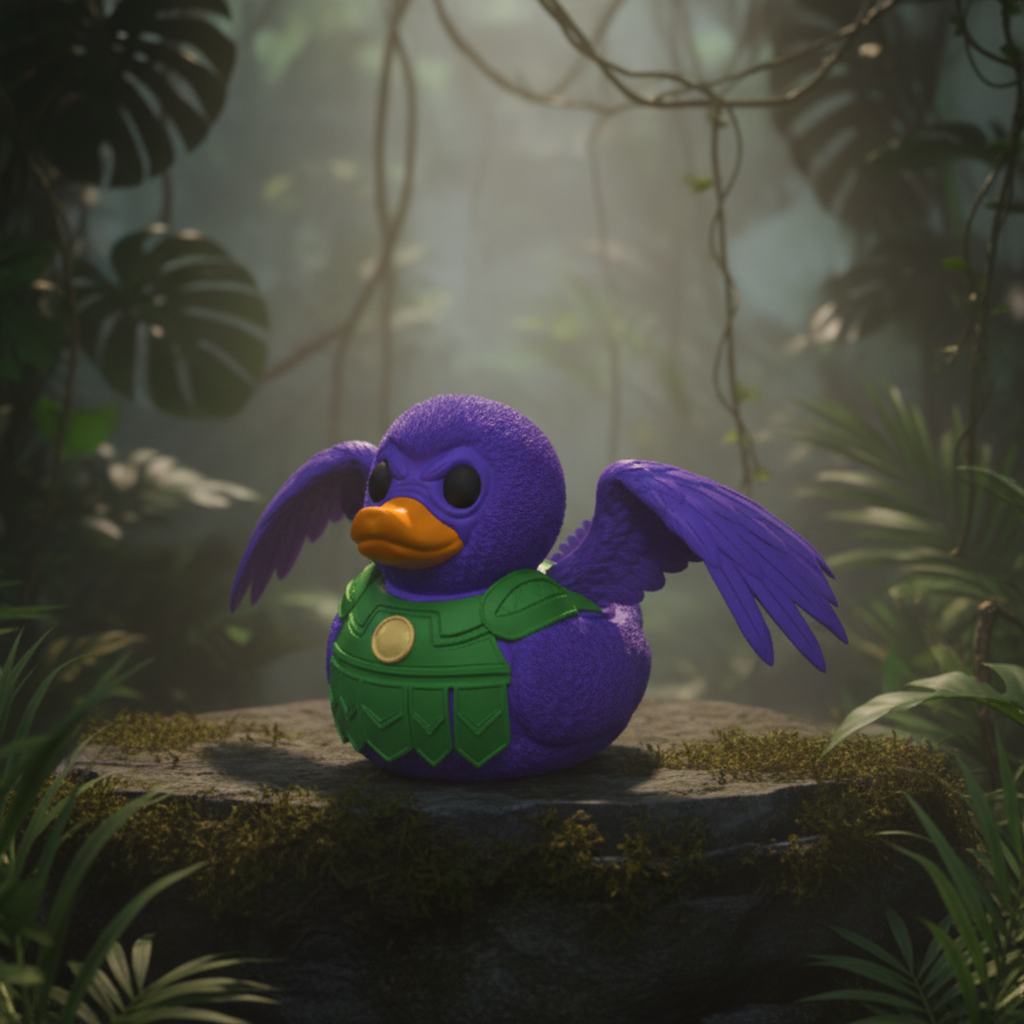 Wicked Monkey Duck - Three-Quarter Front View | Zero Ducks Given