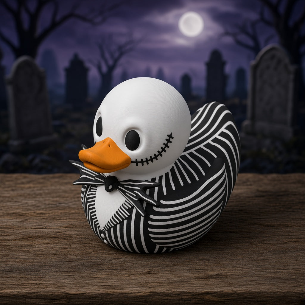 Jack Skellington Duck - 45 degree