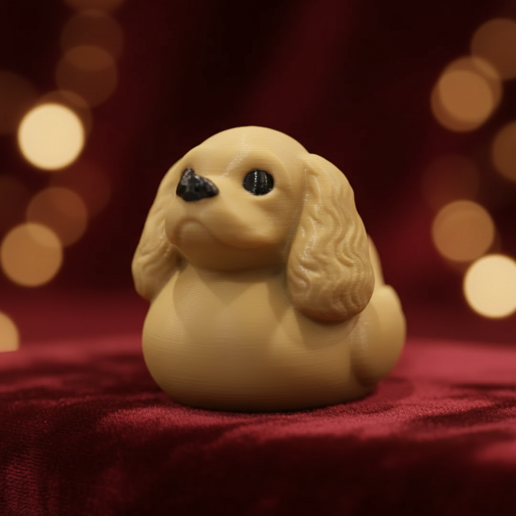 King Charles Spaniel Duck – Camera Facing