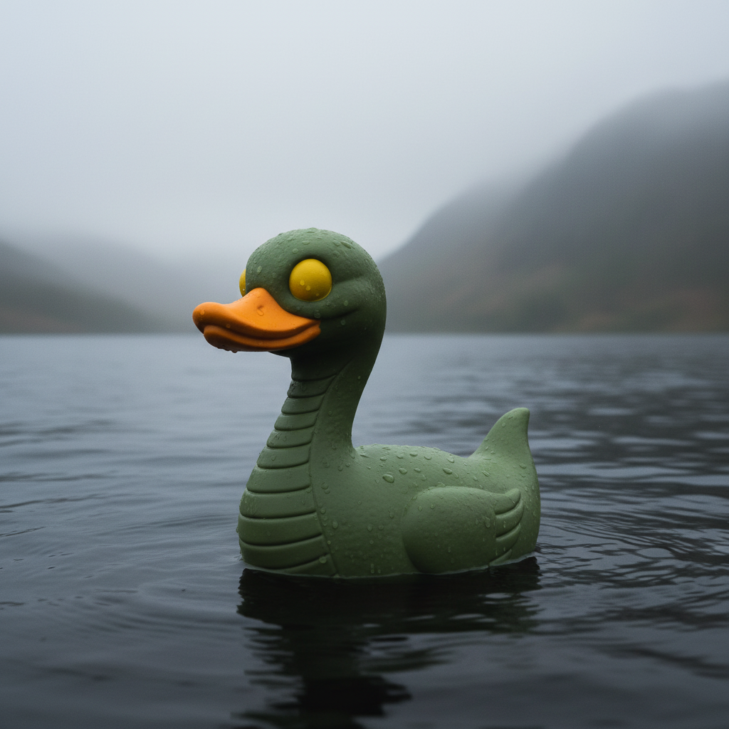 Left Side View - Loch Ness Monster Duck