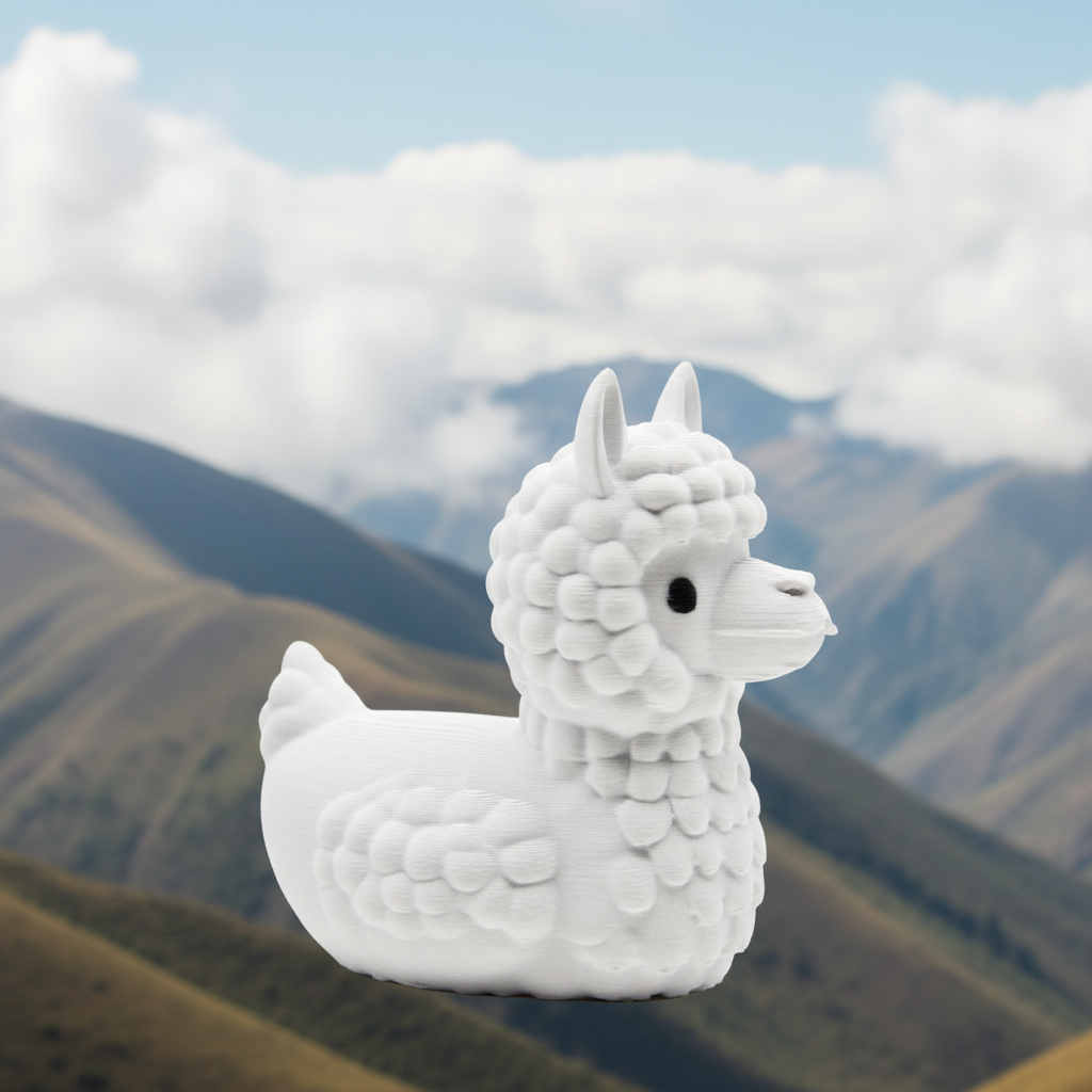 Llama Duck - Right Side View